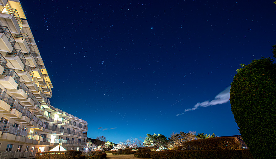 満天の星空を満喫